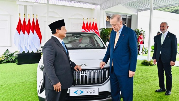 Presiden Turki Erdogan Berikan Hadiah Mobil Listrik Ke Presiden Indonesia Prabowo Subianto
