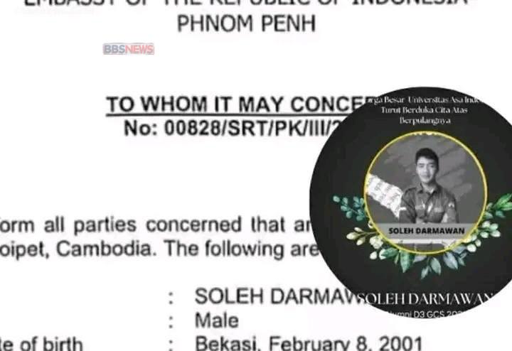 WNI Asal Bekasi Tewas di Kamboja Akibat Jadi Korban TPPO dan Ginjalnya Diduga Diambil Paksa