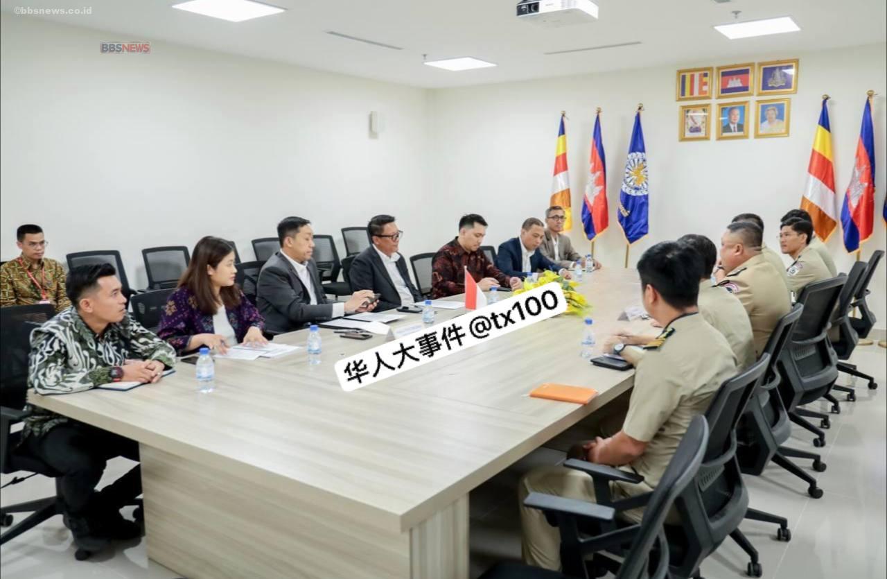 Indonesia Mendatangi Kepolisian Kamboja Setempat Isu Memerangi Kejahatan Transnasional